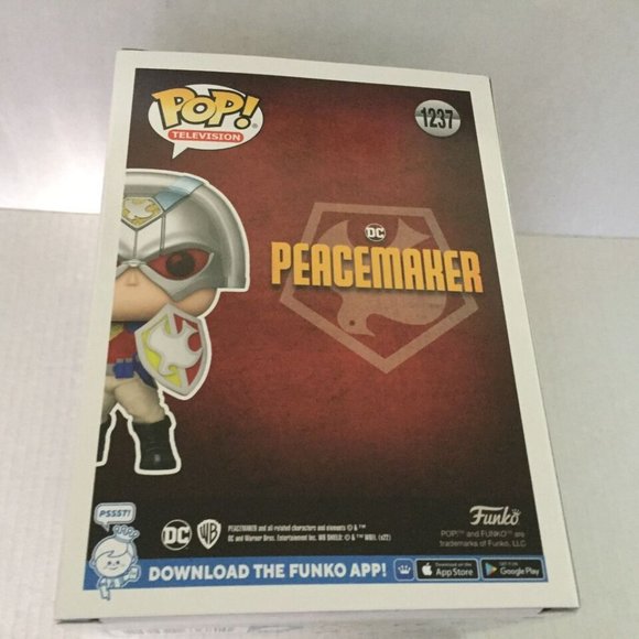 NEW 2022 Shared Wondercon Exclusive DC Comics Peacemaker Funko Pop Figure #1237 - Picture 7 of 8